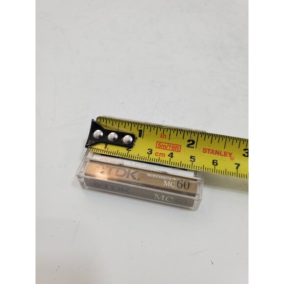 Vintage mini cassettes TDK MC60 3pcs NEW. Dictaphone Mini Cassette - Picture 7 of 10